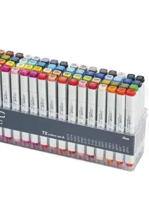 Dernier Modèle Set A de 72 marqueurs Classic COPIC