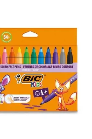 Vente Flash Set de 12 feutres Kids Comfort Grip Bic