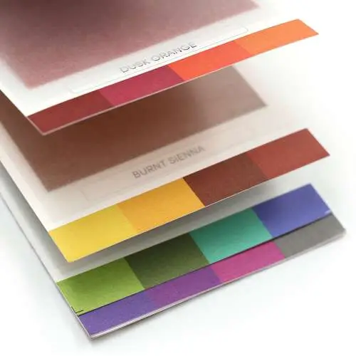 Feuilles de couleurs aquarelles Printemps ViviVa Colors Populaire