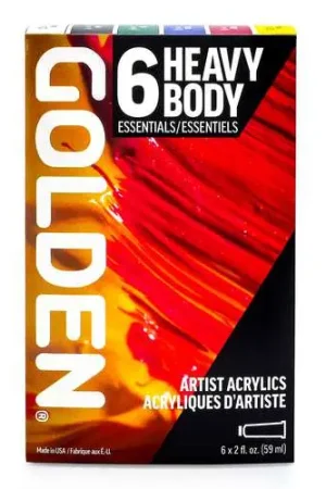 Coffrets Heavy Body 6 couleurs 59 ml Golden Achetez Aujourd'hui