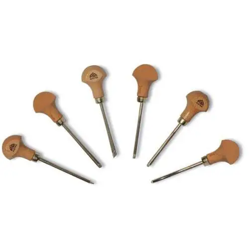 Meilleur Choix Assortiment de 6 petits ciseaux à bois Stubai