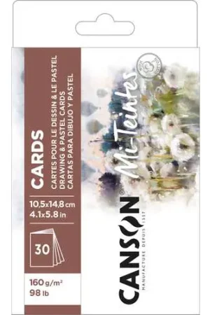 Soldes Cartes postales Mi-Teintes Canson