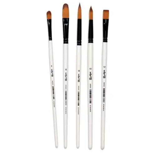 Livraison Express Set de 5 pinceaux moyens n°2 Darwi for You