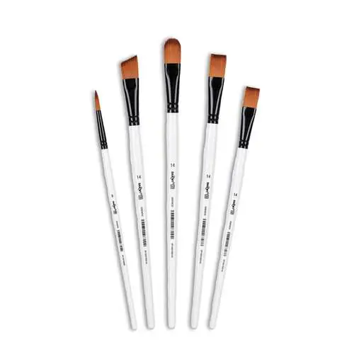 Acheter Direct Set de 5 pinceaux larges n°2 Darwi for You