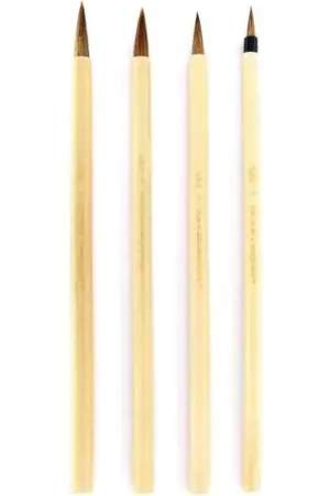 Prix Réduit Set de 4 pinceaux Bambou Royal Langnickel