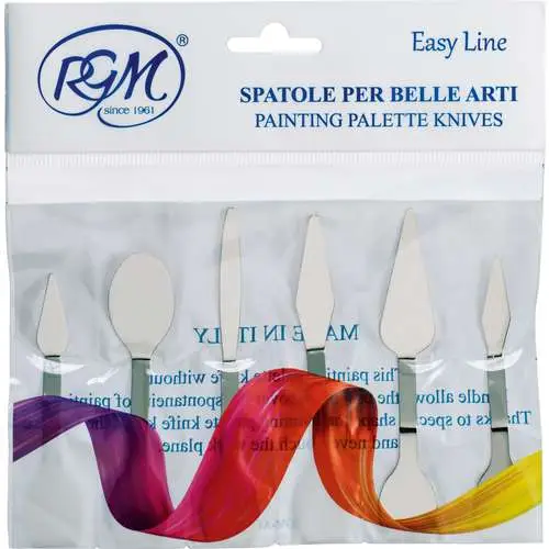 Set de 6 couteaux à peindre série Easy Line RGM Achat Immédiat
