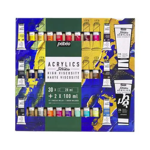 Set studio Acrylics Pébéo Dernier Modèle