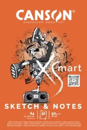 Vente Directe Bloc de feuilles XS Smart - Sketch & Notes Canson