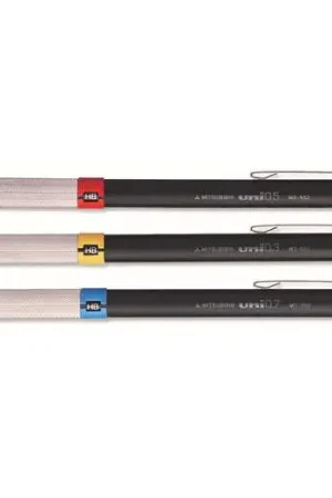 Lot de 3 porte-mines Uni-ball Jusqu'à Épuisement Des Stocks