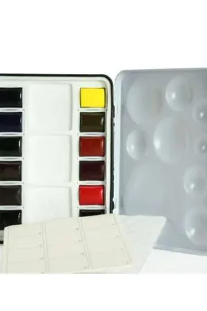 Coffret aquarelle - 12 1/2 godets - Qor Quantité Limitée