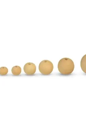 Expédition Rapide 575 perles en bois brut