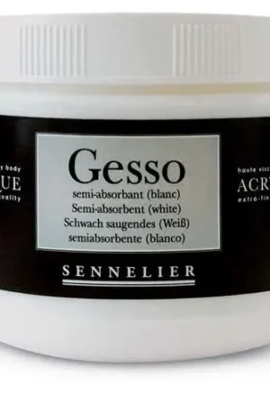Gesso semi-absorbant aquarelle blanc Sennelier Certifié