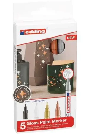 Certifié Set de 5 marqueurs Edding