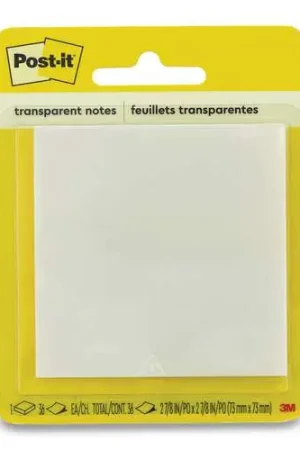 Dernier Modèle Bloc de 36 notes Post-It transparents