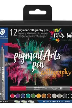 Commander Vite Set de 12 feutres Pigment Callygraphy Pen 375 Staedtler