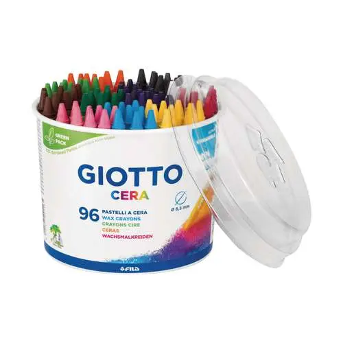 Coffret de 96 crayons à la cire Cera Giotto Expédié Aujourd'hui