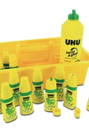Authentique Pack scolaire de 12 flacons Twist & Glue vides