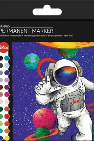 Set de marqueurs permanents MARABU GRAPHIX, Hero of Galaxy Expédié Aujourd'hui