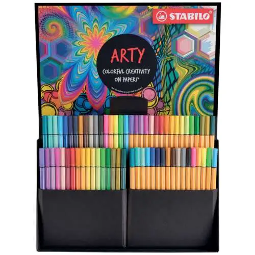 Prix Choc Étui de 68 feutres point 88 ARTY Stabilo