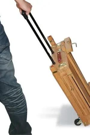 Certifié Chevalet coffret en bois de bambou Gerstaecker
