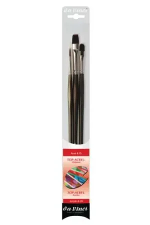 Remise Lot de 3 pinceaux Top-Acryl