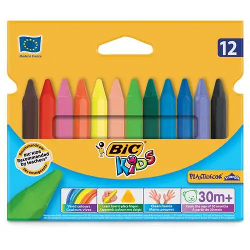 Coffret de craies de coloriage Plastidecor Triangle Vente Flash