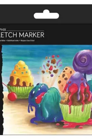 Set de sketch marqueurs MARABU GRAPHIX, Sugar Offre Exclusive
