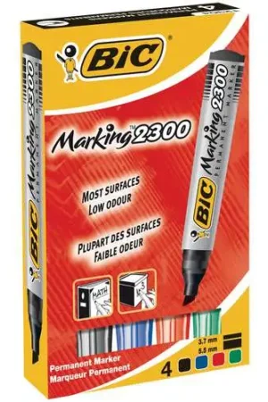 Vente Flash Etui 4 marqueurs Bic Marking 2300