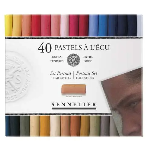 Coffret de 40 1/2 pastels à l'Ecu Dernière Chance