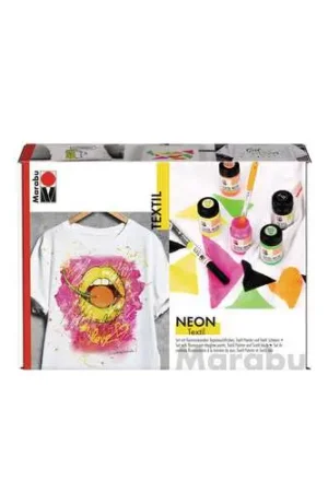 Top Vente Set encre Textil Fluo Marabu