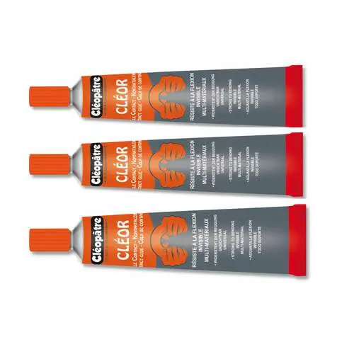 Lot de 3 tubes de colle Power Cléor Cléopâtre Promotion Saisonnière