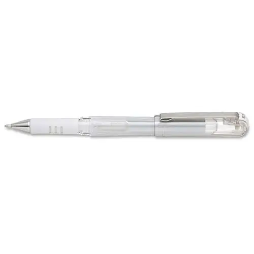 Roller Hybrid Gel Grip DX Blanc métallique Offre Du Jour
