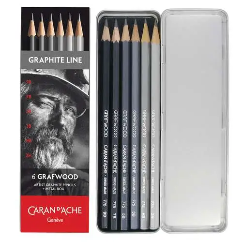 Étui métal 6 crayons Grafwood Achetez Aujourd'hui
