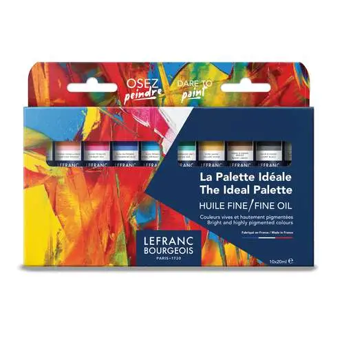 Coffret Huile fine La palette Idéale Lefranc Lefranc & Bourgeois Retour Gratuit