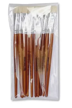 Satisfait Ou Remboursé Lot de 60 brosses plates en soies Leonard