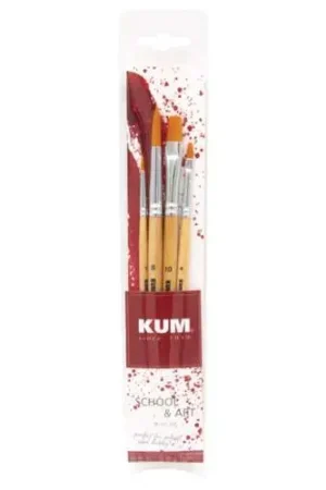 Paiement Sécurisé Lot de 4 pinceauxSchool & Art Kum