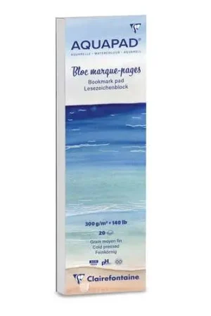 Bloc marque-pages aquarelle Aquapad Clairefontaine Acheter Direct