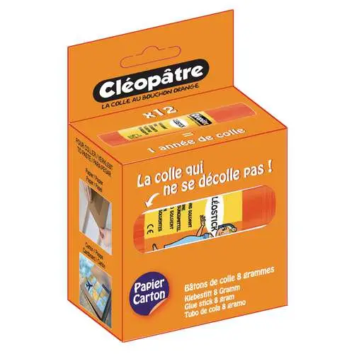 Lot de 12 bâtons de colle Cléostick Achetez Aujourd'hui