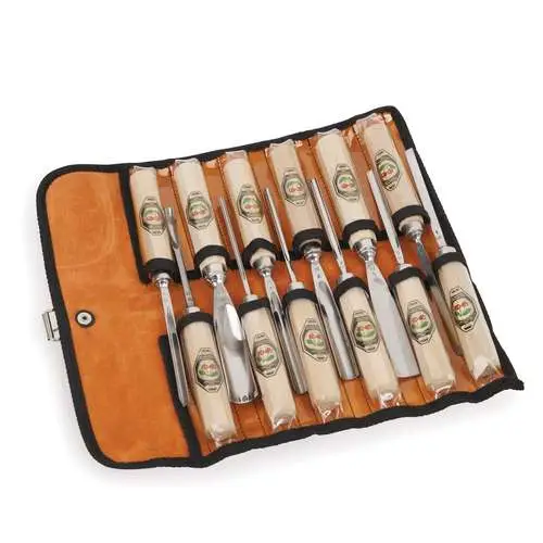 Vente Flash Assortiment de 12 outils pour la sculpture sur bois Kirschen