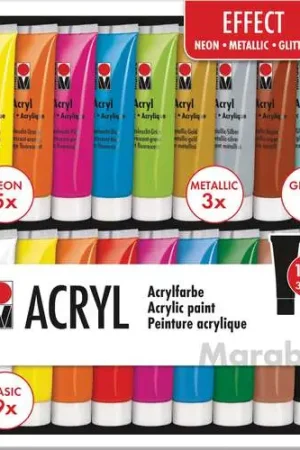 Satisfait Ou Remboursé Set acryliques Effect Marabu