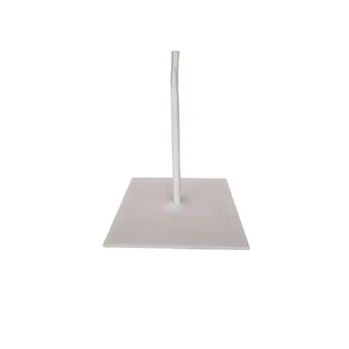 Socle en métal blanc 1 tige Powertex Satisfait Ou Remboursé