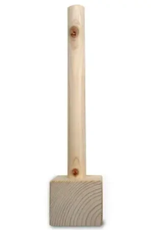 Socles Powertex en bois avec barre en bois Populaire