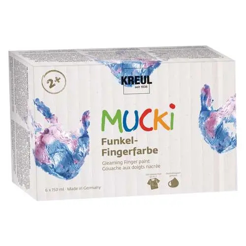 Coffret gouache au doigt nacrée Mucki Kreul Marque