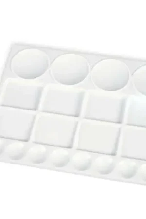 Vente Flash Palette rectangulaire blanche en plastique Gerstaecker
