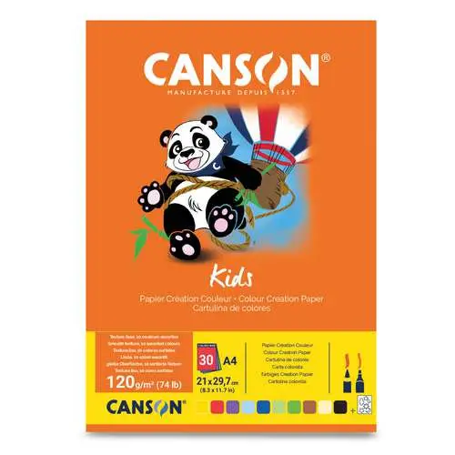 Bloc Canson Kids Création Couleur Nouvelle Collection