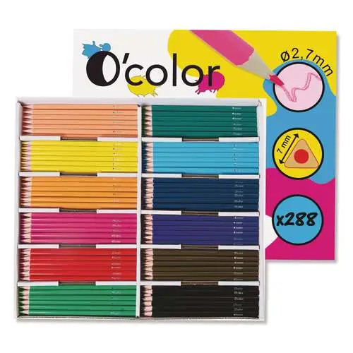 Coffrets de 248 crayons de couleur O’COLOR Nouvel Arrivage