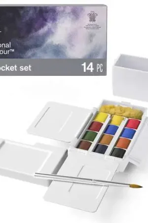 Offre Exclusive Field Box Winsor & Newton (12 couleurs-1/2godets)