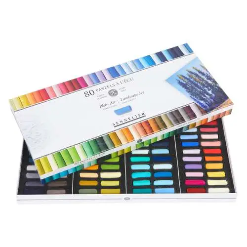 Coffret de 80 demi-pastels à l'Ecu plein air Offre Spéciale