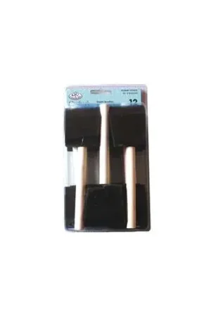 Acheter Direct Lot de 12 pinceaux en mousse Royal Langnickel