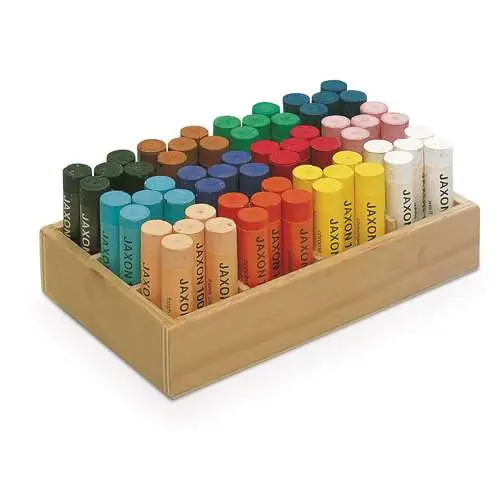 Caissette de 60 pastels à l'huile Jaxon 1000 Pas Cher